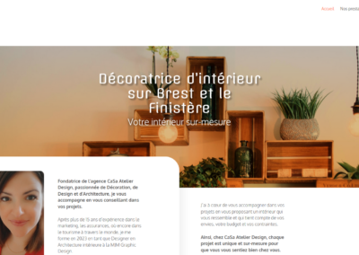 CaSa Atelier design, Décoratrice d’intérieur sur Brest et le Finistère
